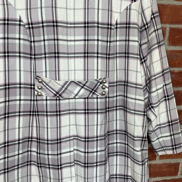 Oversized plaid blazer - Picture 8 of 8